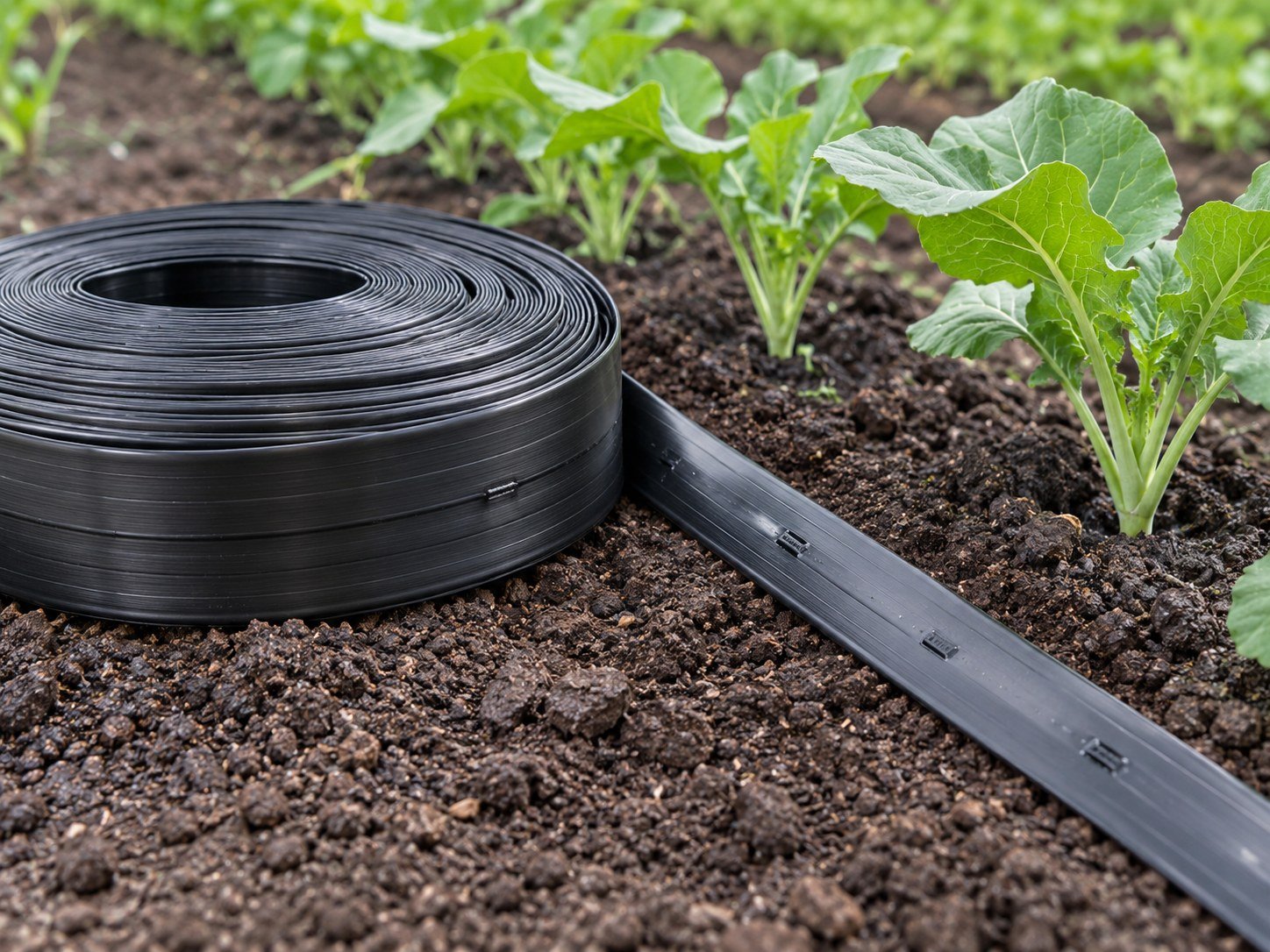 Drip irrigation materials for agricultural crop production